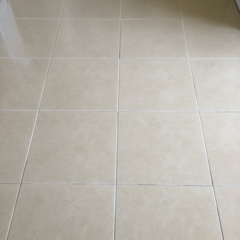 Floor cleaning — after