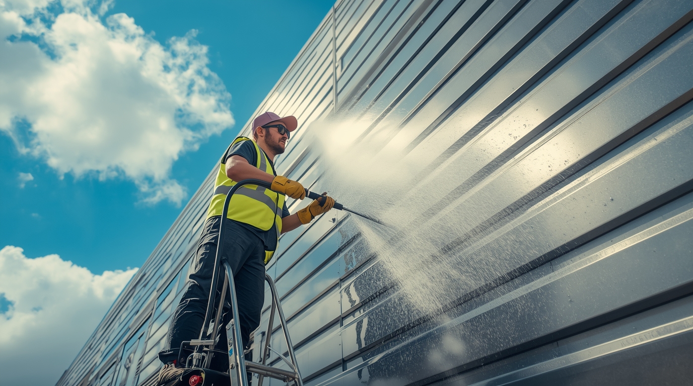 uPVC cladding clean